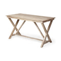Mercana Tracy Whitewash Mango Wood Office Desk