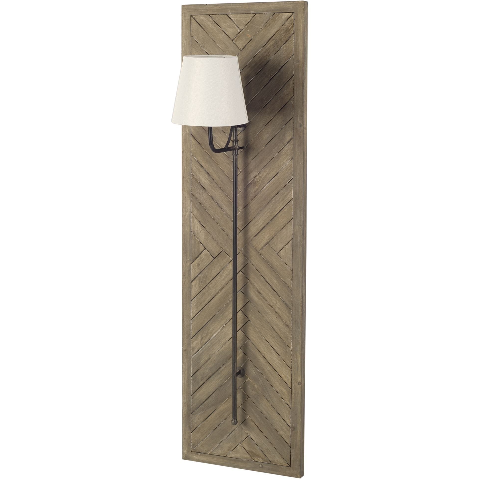 Mercana Vector Herringbone Backdrop Wall Sconce