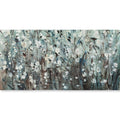 Mercana White Blooms With Navy Ii Mc 54X27 Made To Order Canvas Art