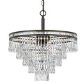 Crystorama Mercer Collection 6 Light English Bronze Chandelier