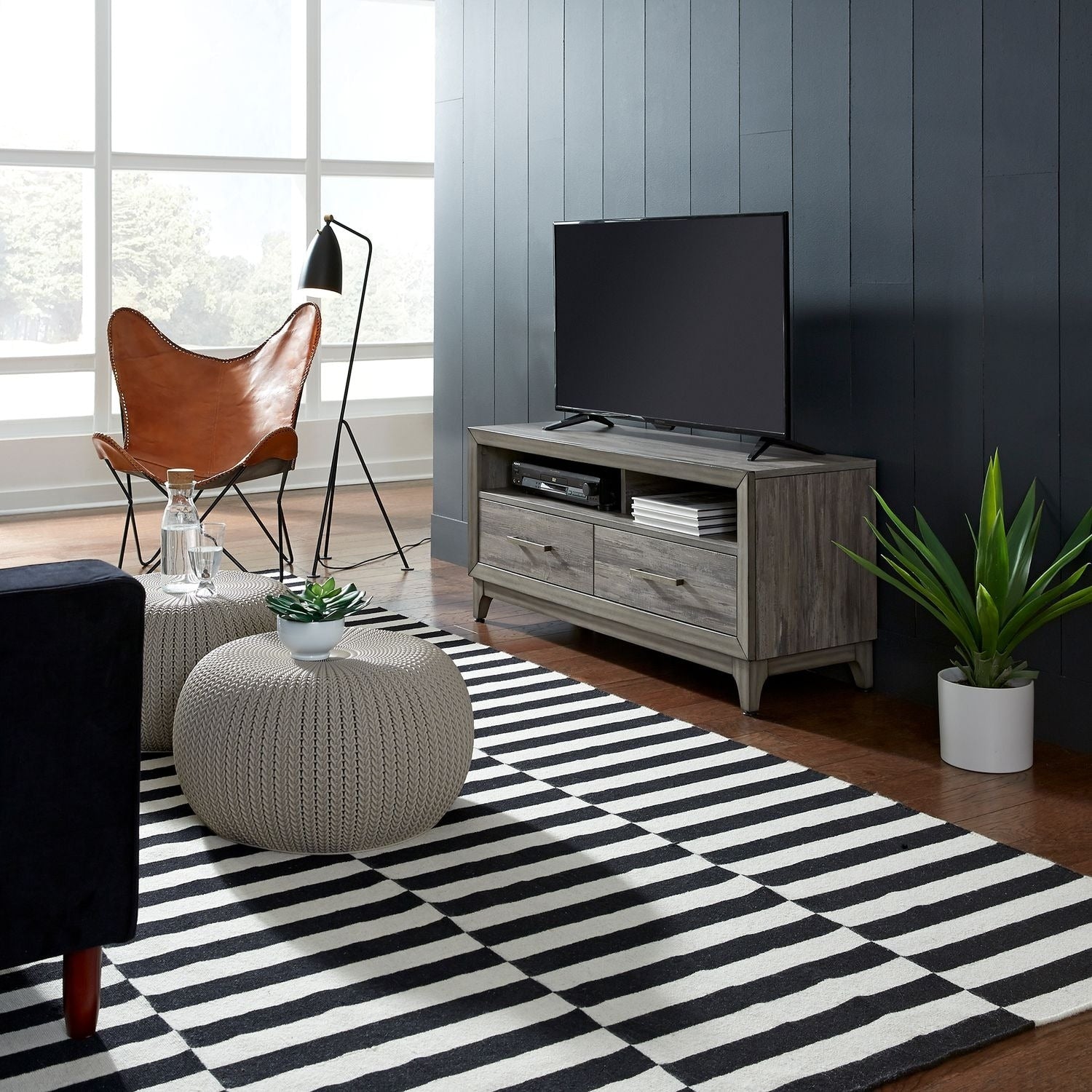 Mercury Driftwood Grey 47 Inch Tv Console