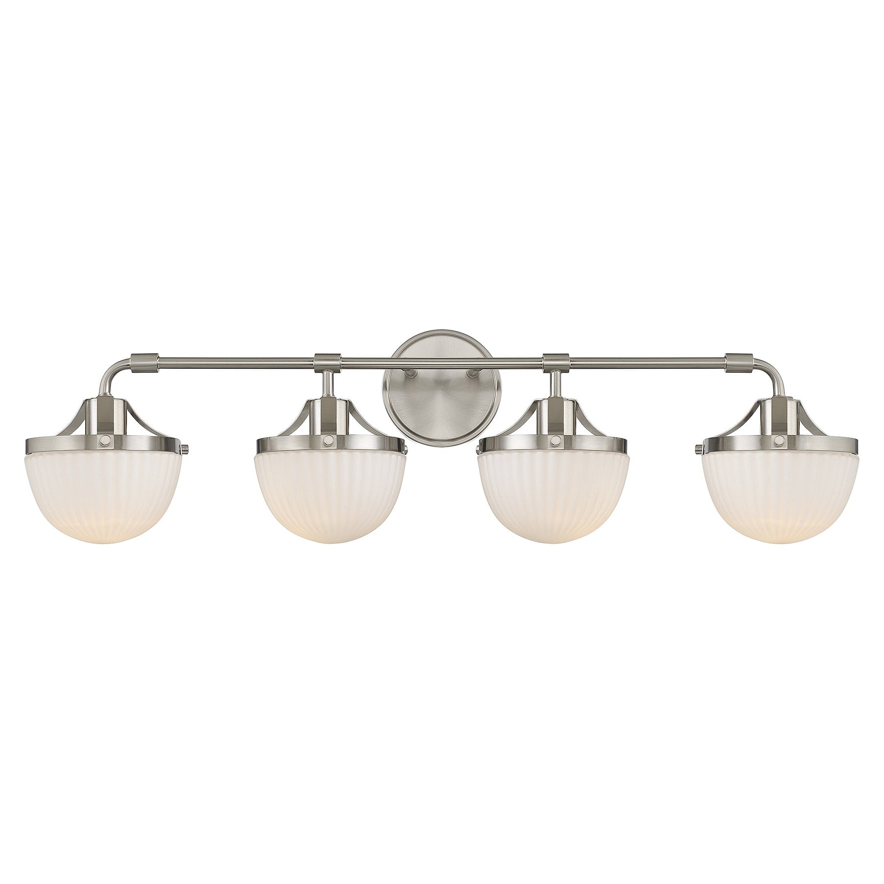 Meredith 4 Light Bathroom Vanity Light In Satin Nickel