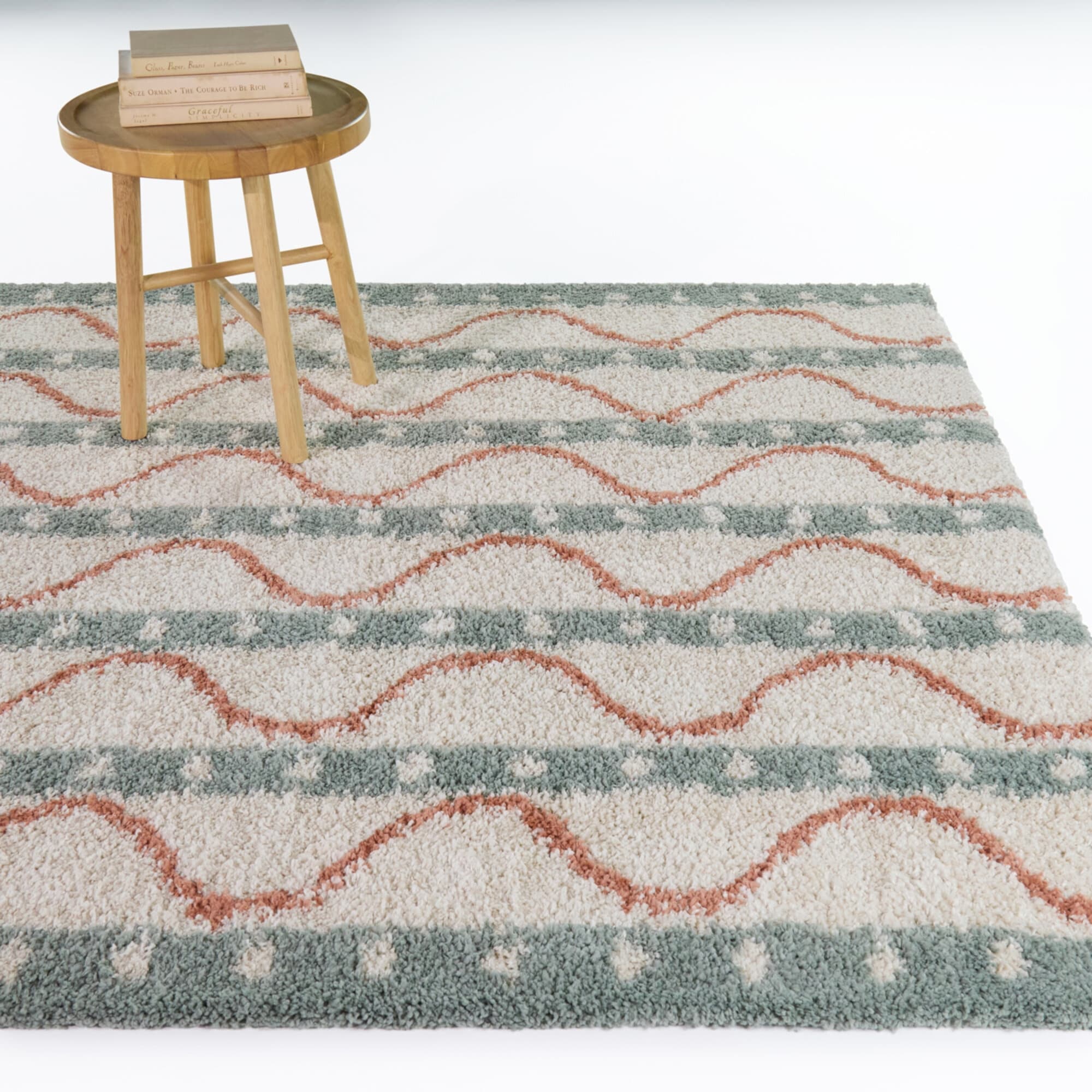 Meridian Kids Wavy Stripe Area Rug