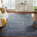 Meridian Handmade Zinc Wool And Viscose Area Rug 12X15 12 X 15