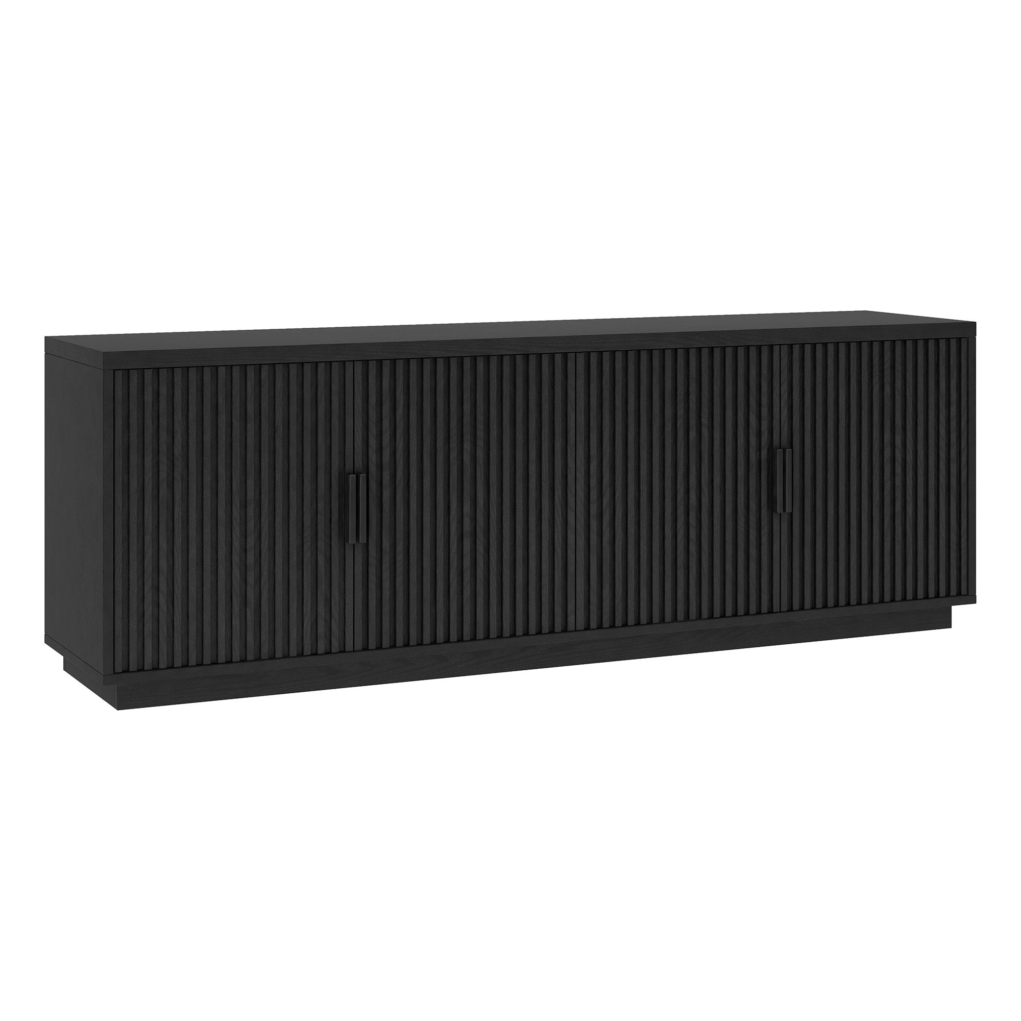 Mero Rectangular Fluted Tv Stand For Tvs Up To 75 68 Wide