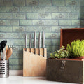 Somertile 3X6 Inch Antiguo Feelings Agua Marina Ceramic Wall Tile 32 Tiles 4.38 Sqft.
