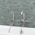 Somertile 3X6 Inch Antiguo Feelings Griggio Ceramic Wall Tile 32 Tiles 4.38 Sqft. Case