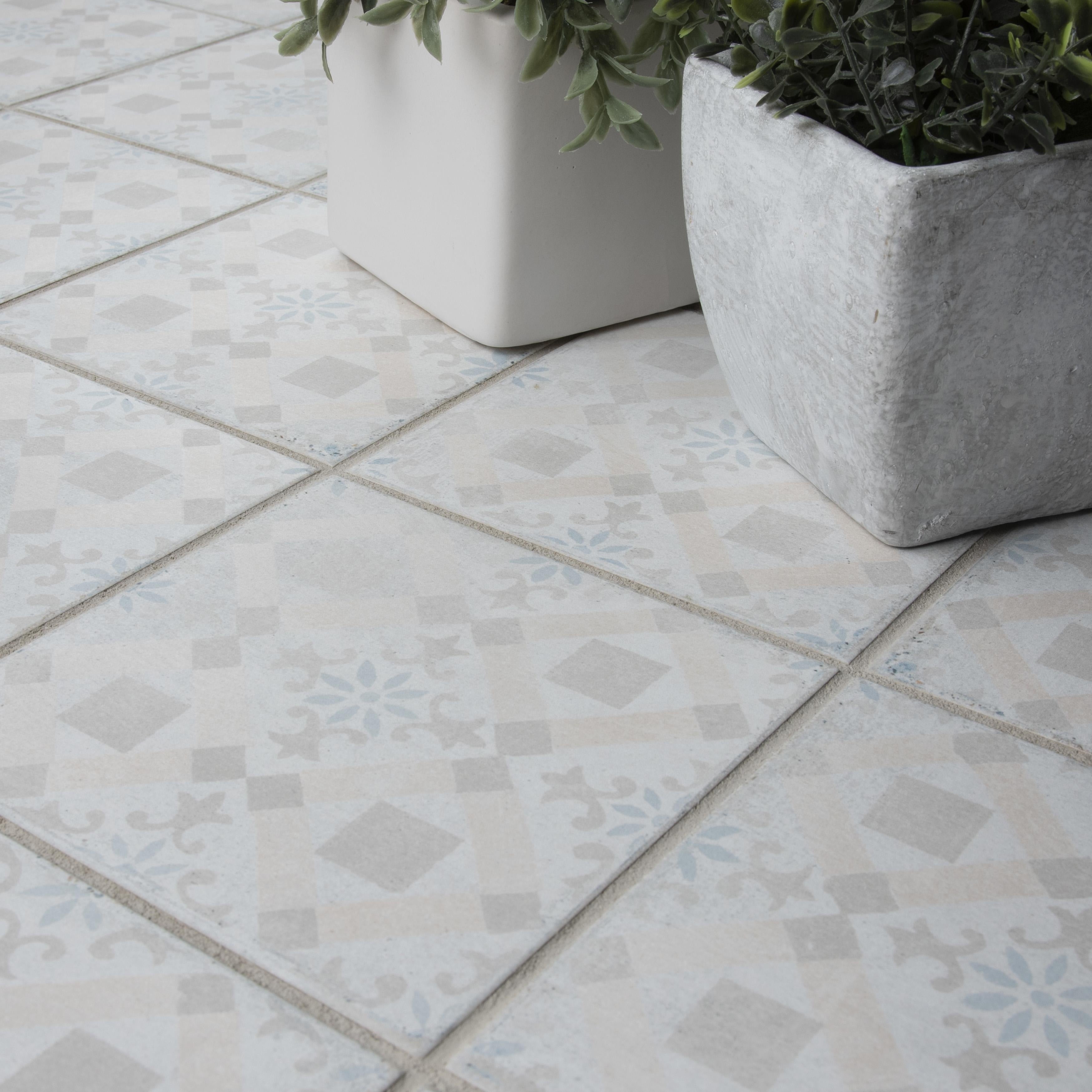 Somertile 5.75 X 5.75 Inch Feo6Bardbr Barcelona Decor Born Porcelain Floor And Wall Tile 44 Tiles 10.77 Sqft.