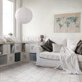 Somertile 5.75 X 5.75 Inch Feo6Bardbr Barcelona Decor Montjuic Porcelain Floor And Wall Tile 44 Tiles 10.77 Sqft.