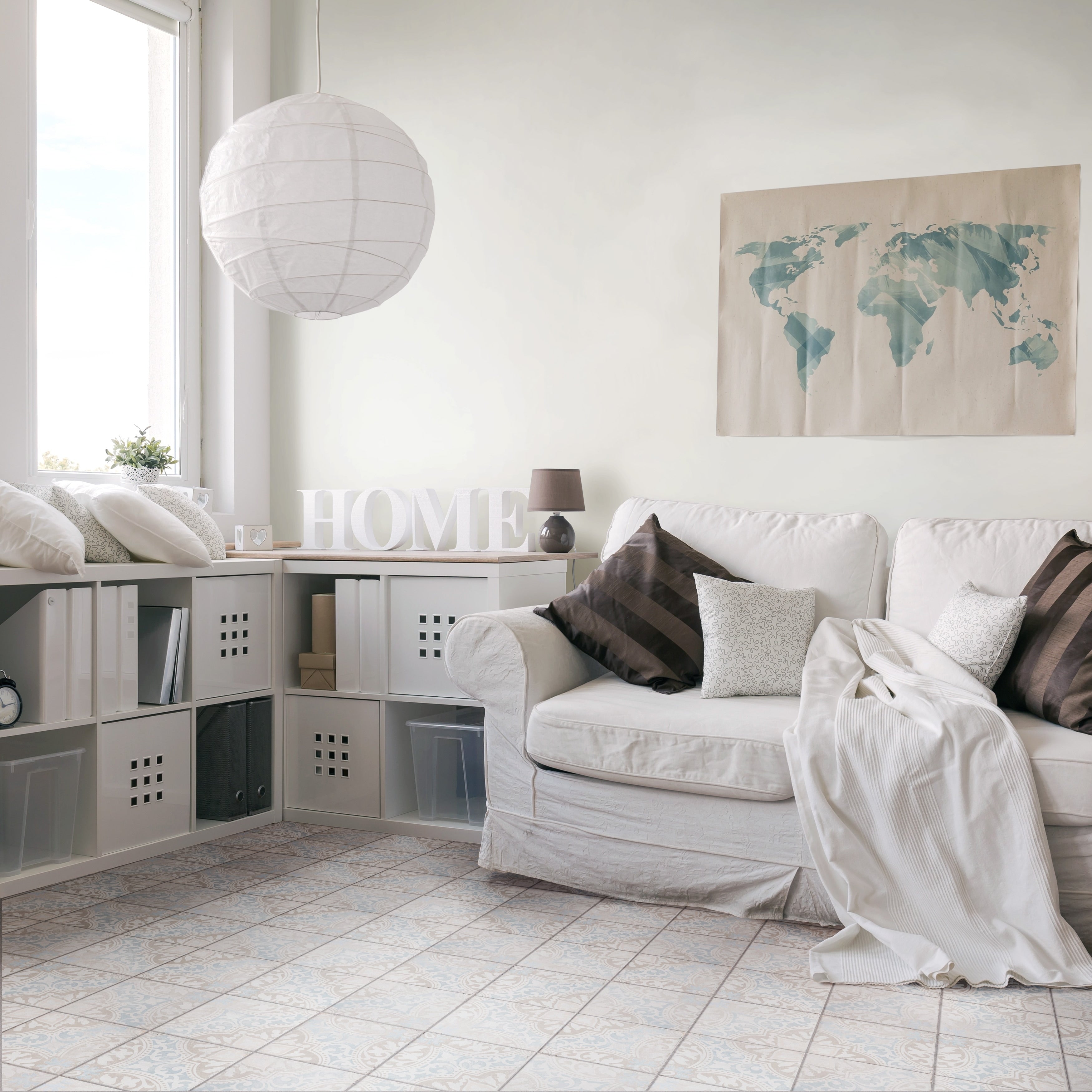 Somertile 5.75 X 5.75 Inch Feo6Bardbr Barcelona Decor Montjuic Porcelain Floor And Wall Tile 44 Tiles 10.77 Sqft.