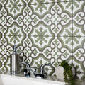 Somertile 17.88X17.88 Inch Tudor Essence Eden Porcelain Floor And Wall Tile 5 Tiles 11.33 Sqft.