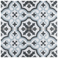 Somertile 17.88X17.88 Inch Tudor Essence Sky Porcelain Floor And Wall Tile 5 Tiles 11.33 Sqft.