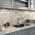 Somertile Biarritz Beige 3 In. X 6 In. X 9Mm Ceramic Wall Tile 44 Tiles 6.04 Sqft.