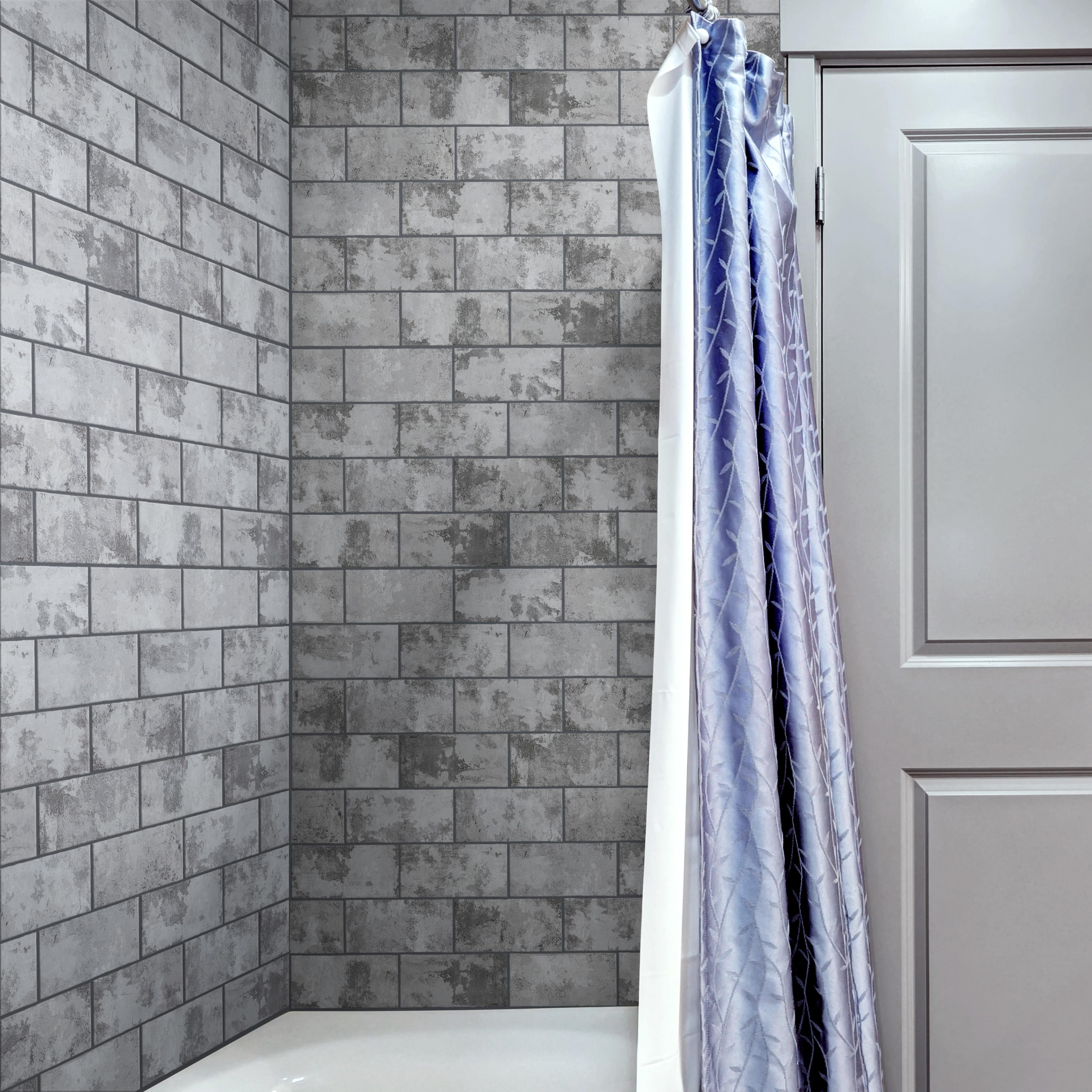 Somertile Biarritz Grey 3 In. X 6 In. X 9Mm Ceramic Wall Tile 44 Tiles 6.04 Sqft.