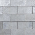 Somertile Camden D Cor Grey 4X8 Inch Ceramic Wall Tile 50 Tiles 11.9 Sqft. Case