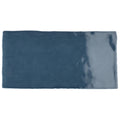 Somertile 2.88 X 5.88 Inch Rook Glossy Denim Ceramic Wall Tile 44 Tiles 5.67 Sqft.