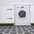 Somertile 7.875X9 Inch Cement Hex Holland Strait Cement Floor And Wall Tile 12 Tiles 5.05 Sqft.