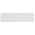 Somertile 3X12 Inch Gloucester Matte Bianco Ceramic Wall Tile 22 Tiles 5.5 Sqft.