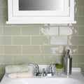 Somertile 3X6 Inch Gloucester Sage Ceramic Wall Tile 44 Tiles 6.02 Sqft. Case