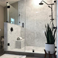 Somertile 7X8 Inch Carra Carrara Hexagon Porcelain Floor And Wall Tile 25 Tiles 7.84 Sqft.