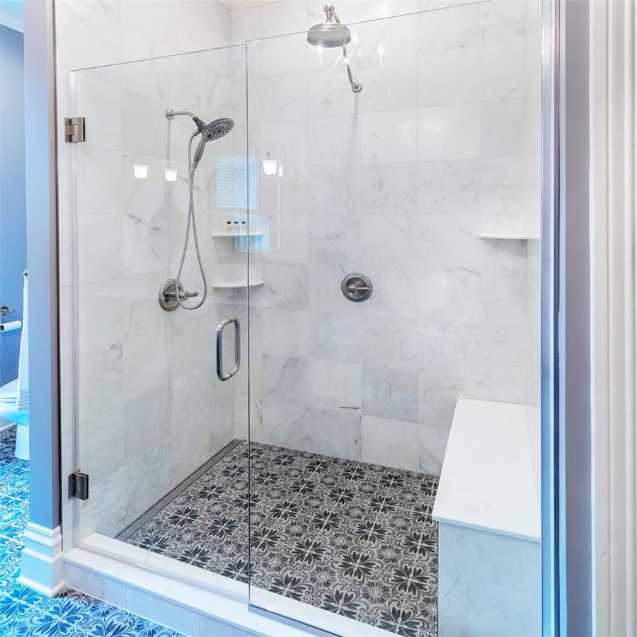 Somertile 7.75X7.75 Inch Gavras Cendra Decor Dahlia Ceramic Floor And Wall Tile 25 Tiles 11.5 Sqft.