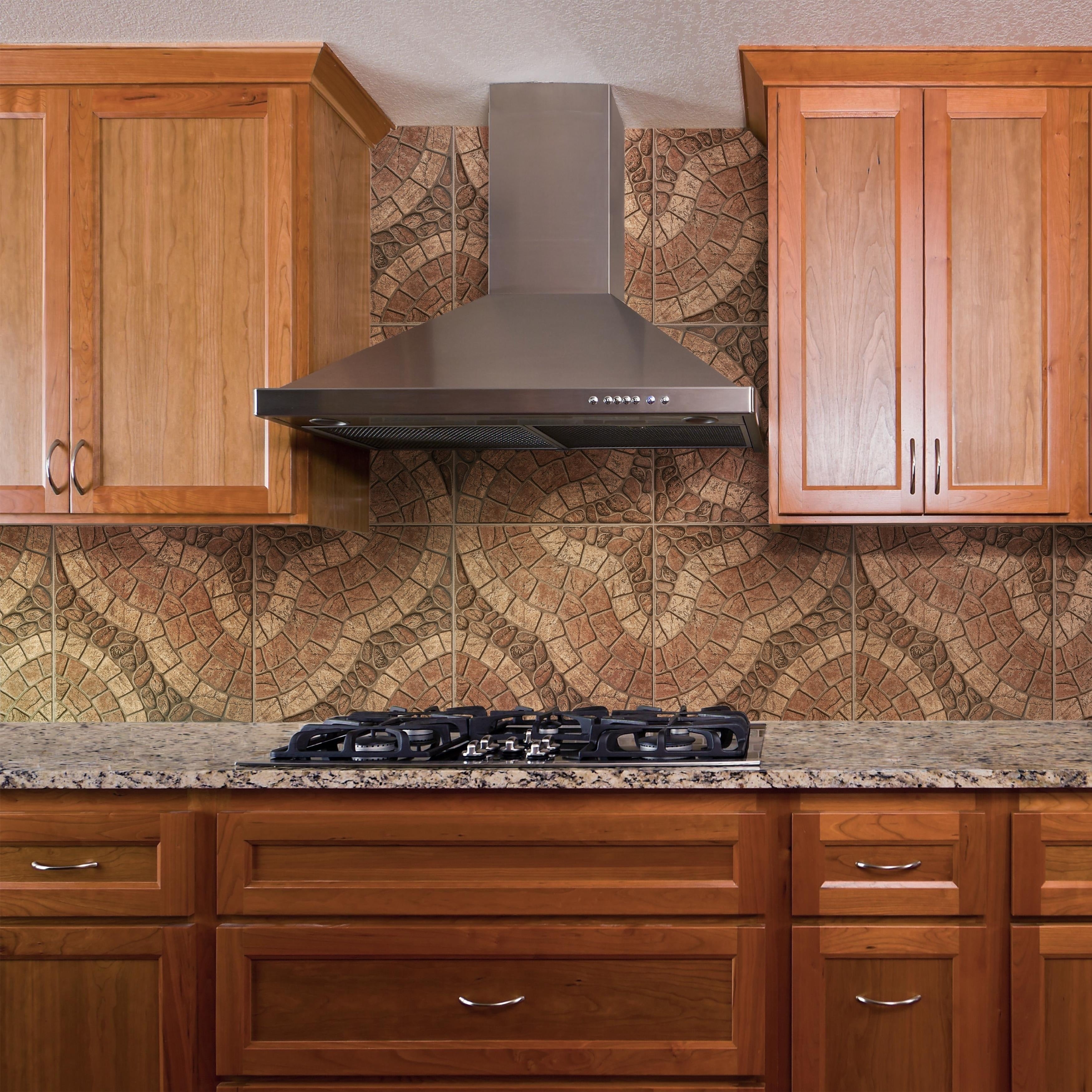 Somertile 17.75 X 17.75 Inch Sendero Ceramic Floor And Wall Tile 10 Tiles 22.24 Sqft.