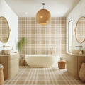 Merola Tile Echoes Scott Deco 23 1 2 X 23 1 2 Porcelain Floor And Wall Tile
