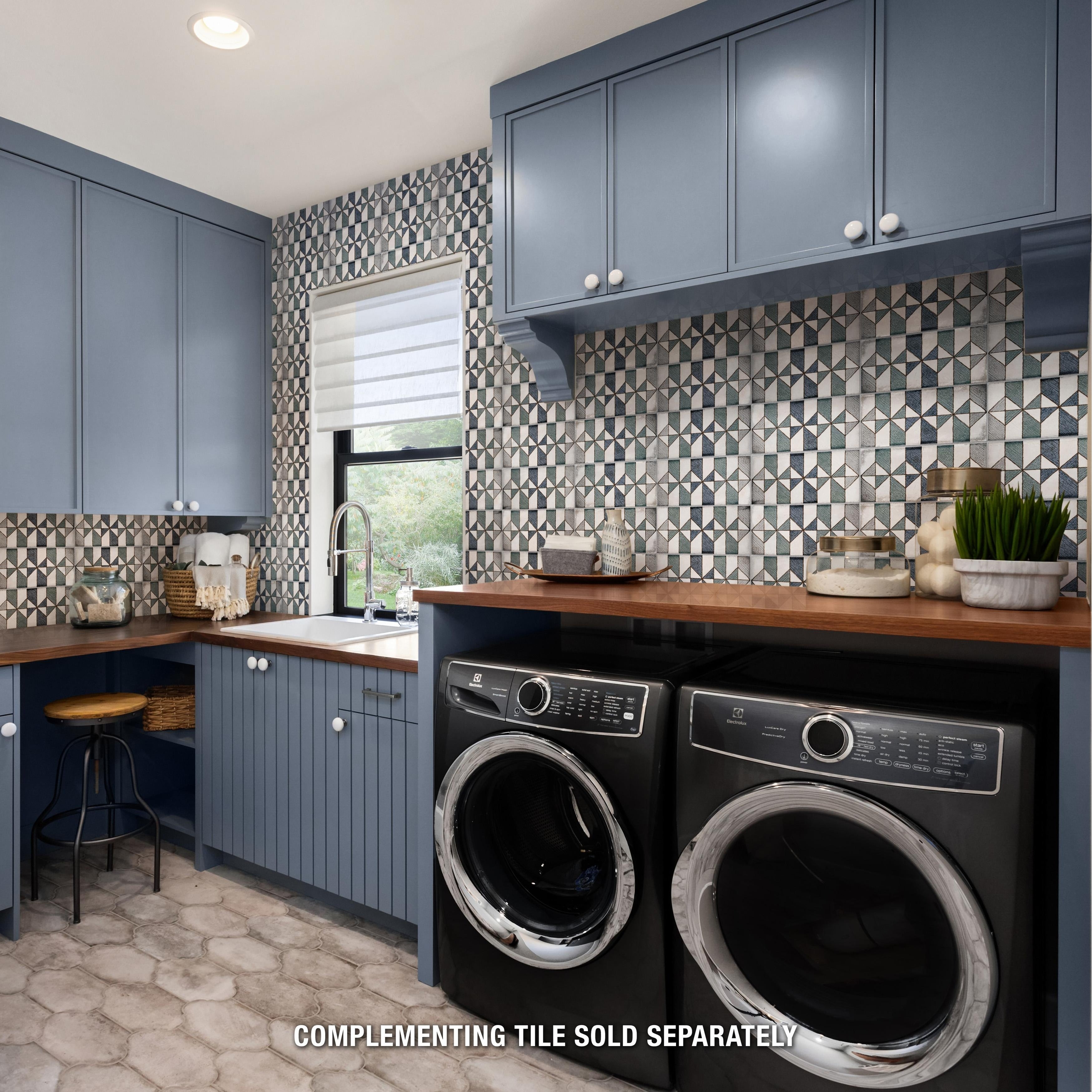 Somertile 5.875X11.875 Inch Crux Valentiina Ceramic Wall Tile 22 Tiles 11.17 Sqft.