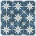 Somertile Harmonia Kings Star Sky 13X13 Inch Ceramic Floor And Wall Tile 10 Tiles 12.19 Sqft. Case