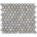 Somertile Hudson 1 In. Hex Grey Eye 13 1 4 In. X 11 7 8 In. X 5Mm Porcelain Mosaic Tile 10 Tiles 11.15 Sqft.