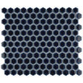 Somertile Hudson 1 Hex Smokey Blue 13 1 4 In. X 11 7 8 In. X 5Mm Porcelain Mosaic Floor And Wall Tile 10 Tiles 11.14 Sqft.