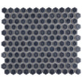 Somertile Hudson 1 Hex Storm Grey 13 1 4 In. X 11 7 8 In. X 5Mm Porcelain Mosaic Floor And Wall Tile 10 Tiles 11.14 Sqft.