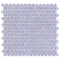 Somertile 12X12.625 Inch Penny Lavender Porcelain Mosaic Floor And Wall Tile 10 Tiles 10.2 Sqft.