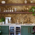 Merola Tile Hudson Rhombus Gold 10 1 4 X 11 3 4 Porcelain Floor And Wall Tile