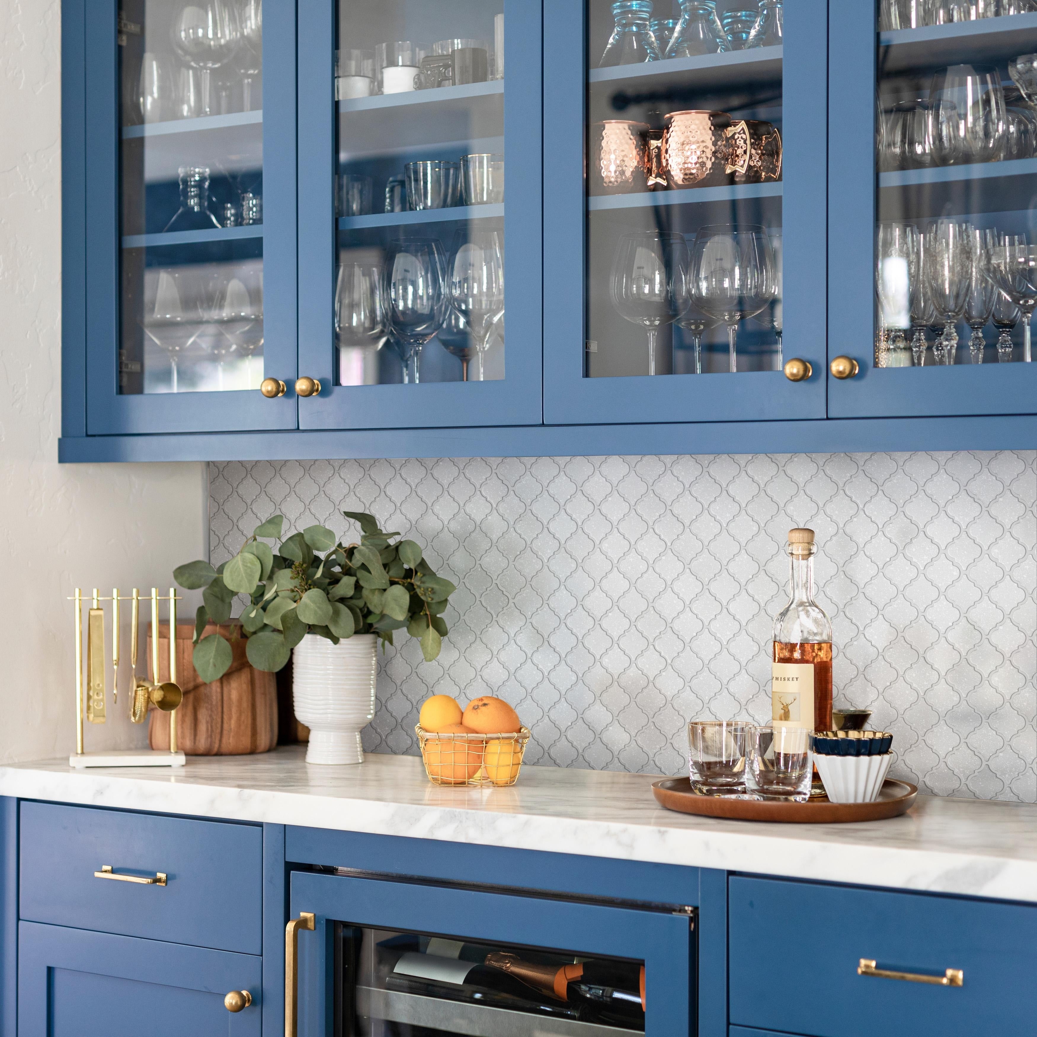 Somertile 12.375X12.5 Inch Antaeus Scholar Grey Porcelain Mosaic Floor And Wall Tile 10 Tiles 10.7 Sqft.