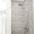 Somertile 12.375X12.5 Inch Antaeus Dove Porcelain Mosaic Floor And Wall Tile 10 Tiles 10.7 Sqft.