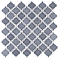 Somertile 12.375X12.5 Inch Antaeus Imperial Grey Porcelain Mosaic Floor And Wall Tile 10 Case 10.7 Sqft.