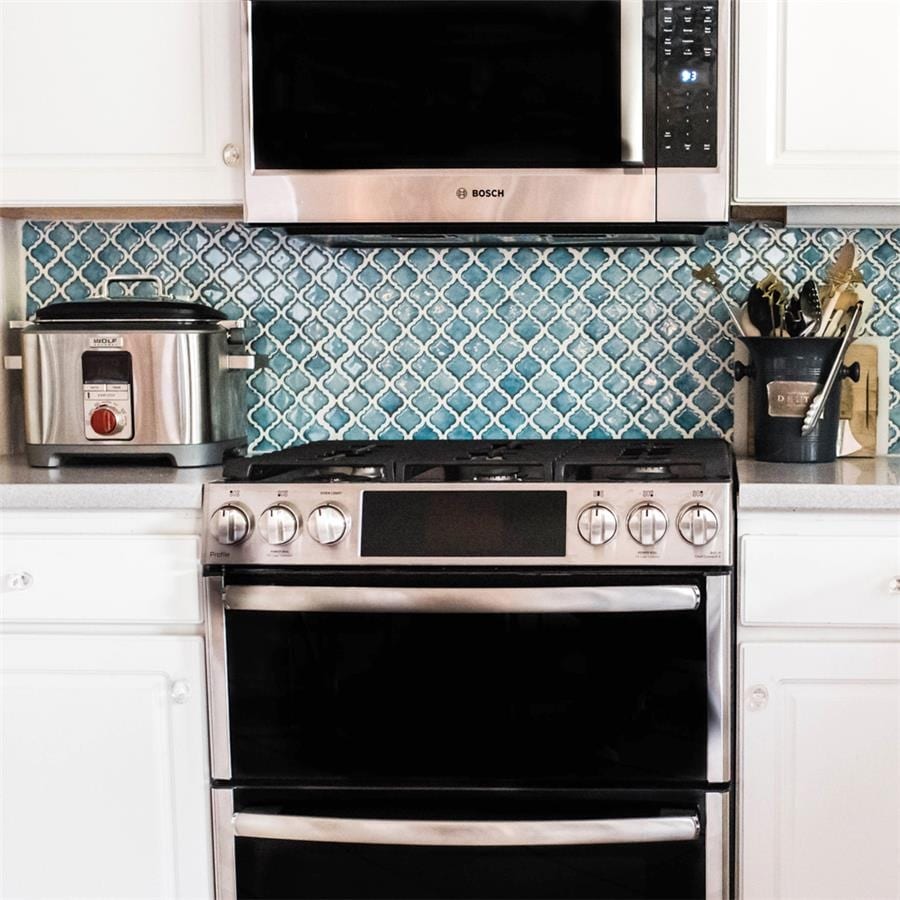Somertile 12.375X12.5 Inch Antaeus Marine Porcelain Mosaic Floor And Wall Tile 10 Tiles 10.7 Sqft.