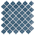 Somertile 12.375X12.5 Inch Antaeus Storm Grey Porcelain Mosaic Floor And Wall Tile 10 Tiles 10.7 Sqft.