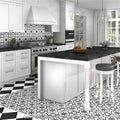 Somertile 9.75X9.75 Inch Pera Porcelain Floor And Wall Tile 16 Tiles 10.76 Sqft.