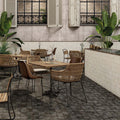Somertile 13.12 In. X 13.12 In. Royals Etna White Ceramic Floor Wall Tile 10 Tiles 12.29 Sqft.