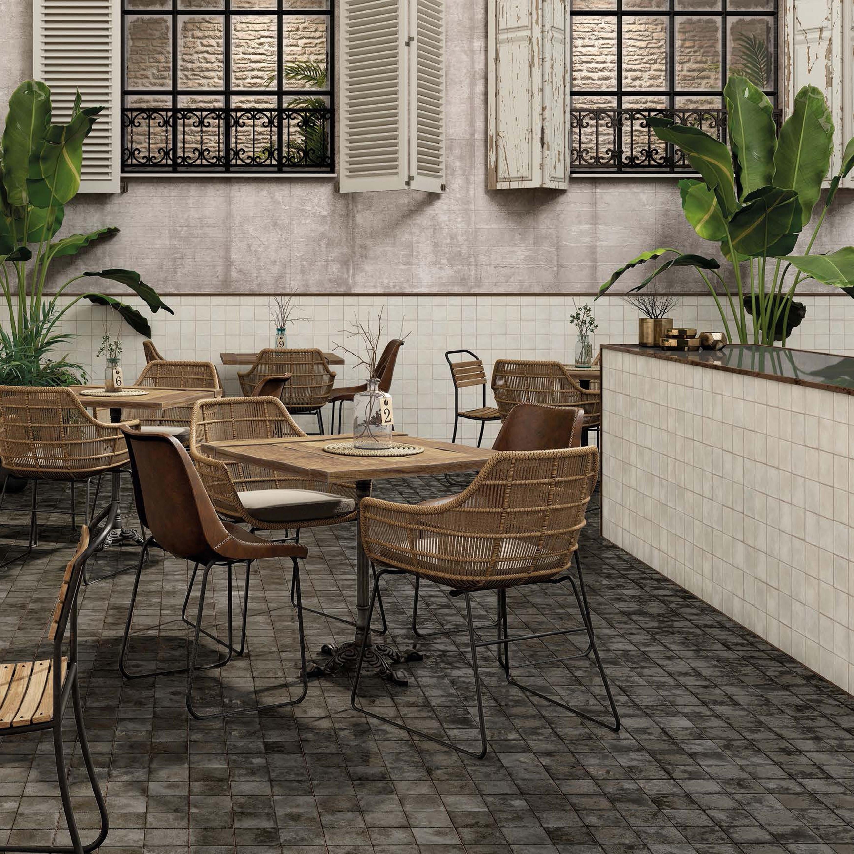 Somertile 13.12 In. X 13.12 In. Royals Etna White Ceramic Floor Wall Tile 10 Tiles 12.29 Sqft.