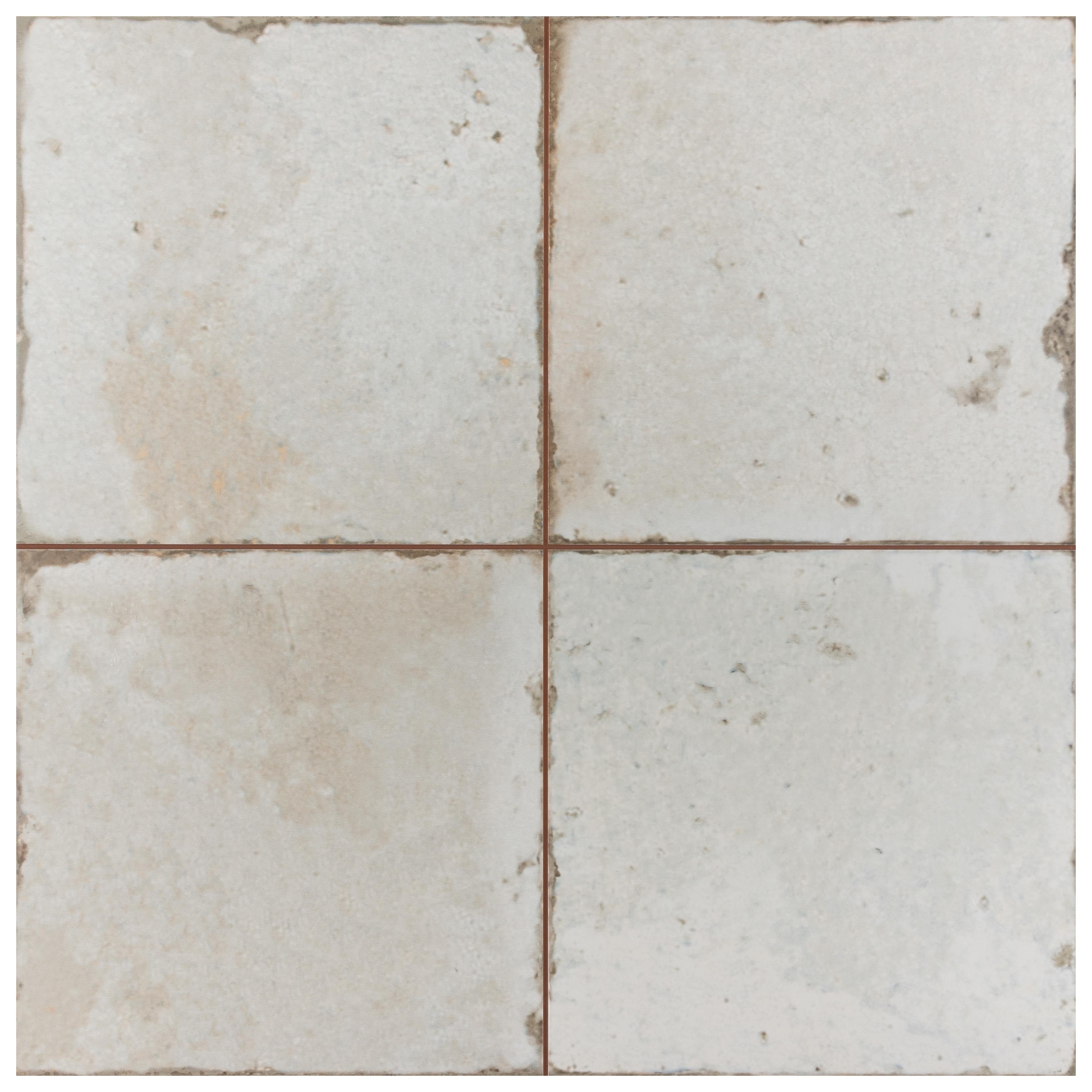 Somertile 17.63X17.63 Inch Royals Manhattan Ceramic Floor And Wall Tile 5 Tiles 11.02 Sqft.