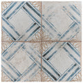 Somertile Kings Root Lattice 17.75X17.75 Inch Ceramic Floor And Wall Tile 5 Tiles 11.02 Sqft. Case