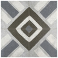 Somertile 17.88X17.88 Inch Royals Capedesaso Azul Porcelain Floor And Wall Tile 5 Tiles 11.33 Sqft.
