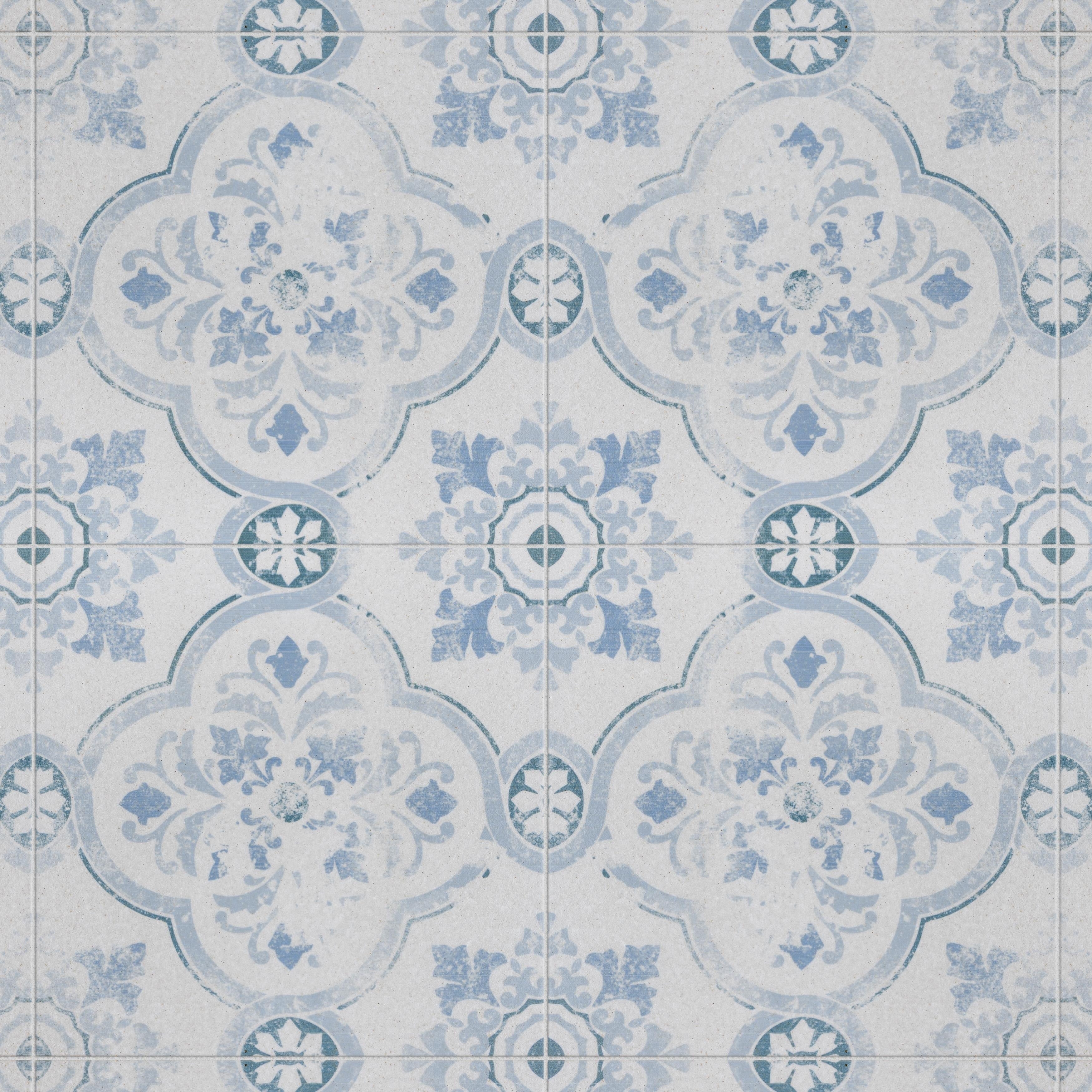 Somertile 12.75X12.75 Inch Clinker Alcazar Celosia Quarry Floor And Wall Tile 6 Tiles 7.04 Sqft.