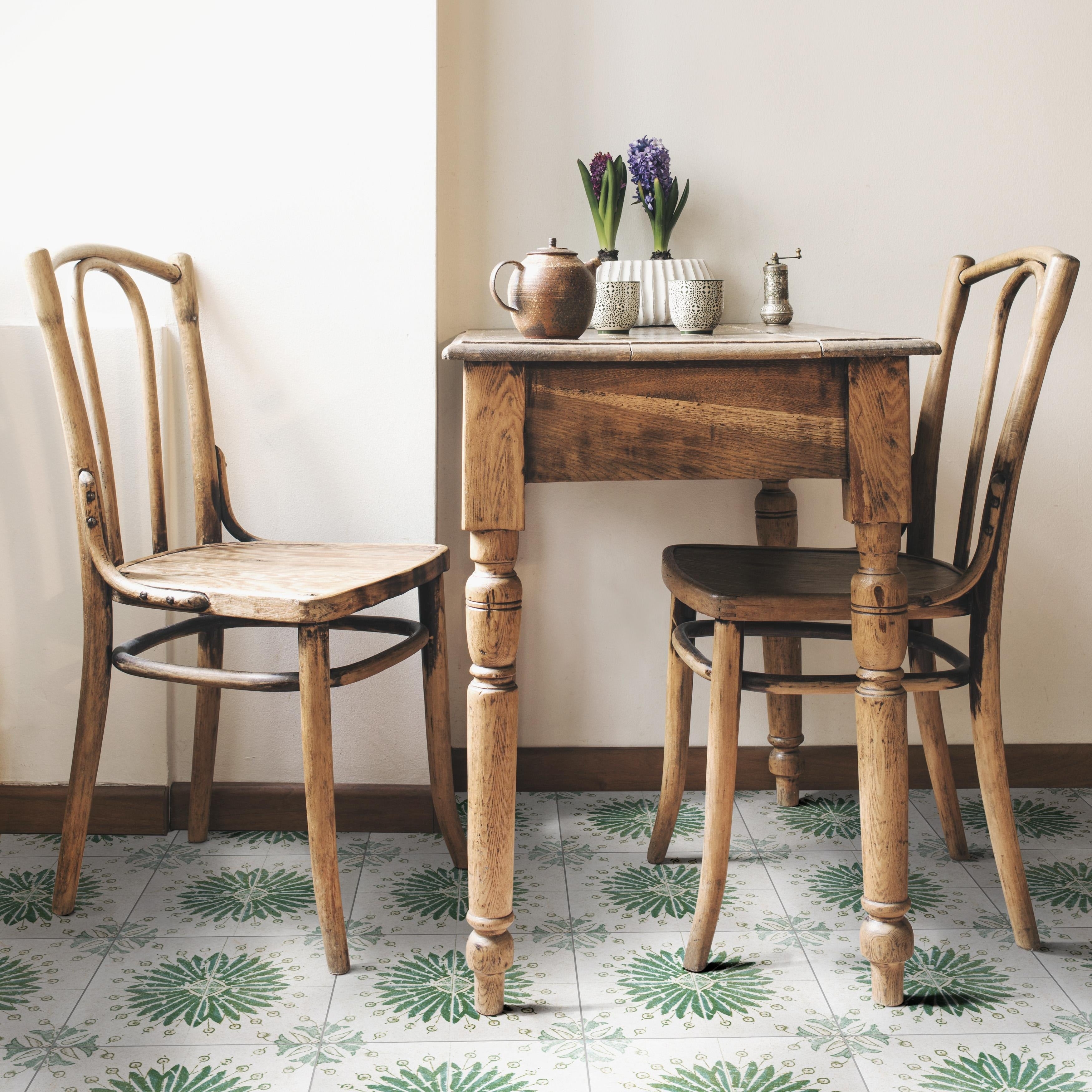 Somertile 12.75X12.75 Inch Clinker Retro Blanco Aster Quarry Floor And Wall Tile 6 Tiles 7.04 Sqft.