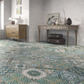 Somertile 12.75X12.75 Inch Clinker Retro Blanco Coreo Quarry Floor And Wall Tile 6 Tiles 7.04 Sqft.
