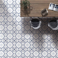 Somertile 9.75X9.75 Inch Garrone Artic Porcelain Floor And Wall Tile 16 Tiles 10.76 Sqft.