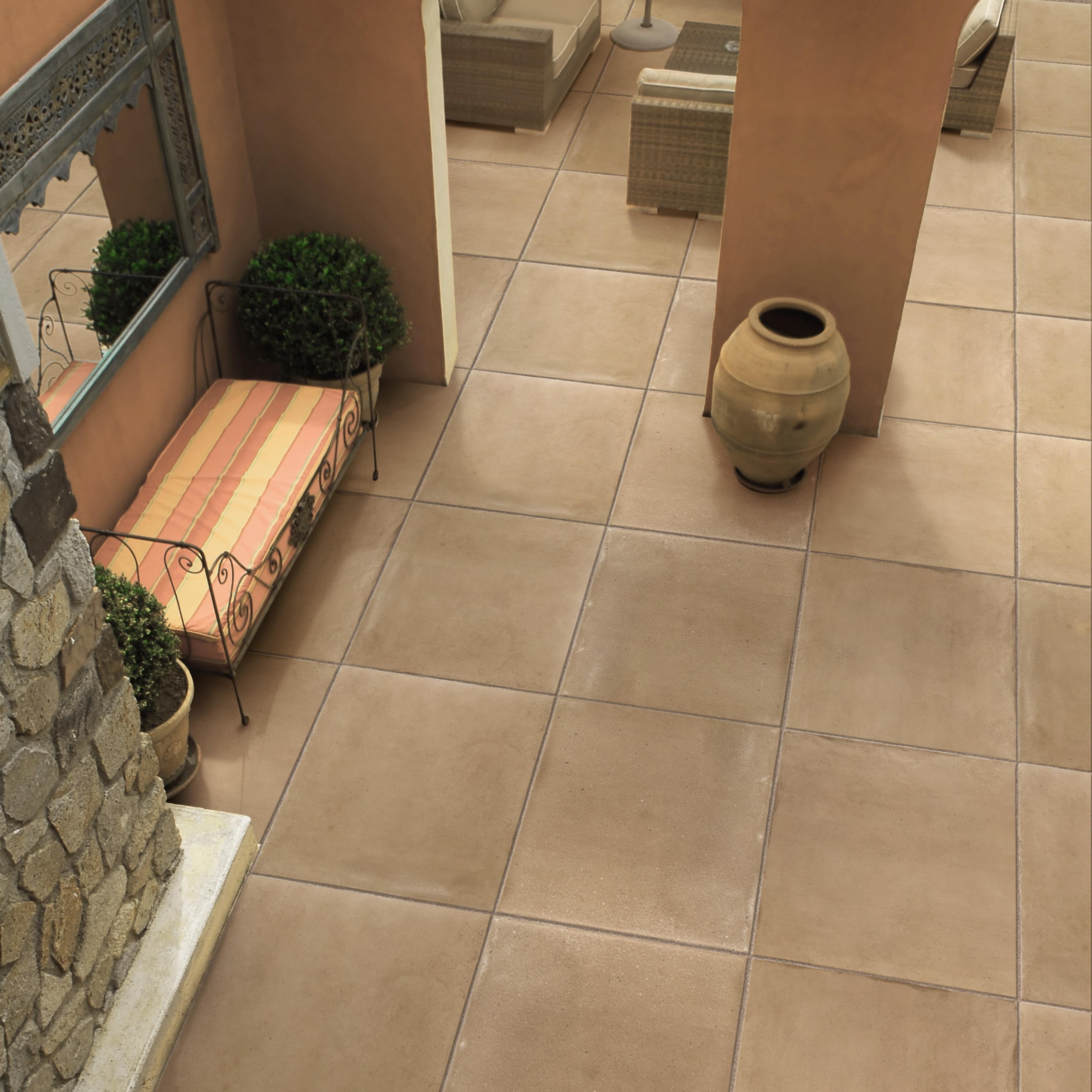 Merola Tile Lands Clay Jasper Mud 23 5 8 X 23 5 8 Porcelain Floor And Wall Tile Pallet 12 Tiles
